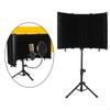 Microphone Isolation Adjustable Tripod Sound Wind Acoustic Filter Vocal for Condenser Mic