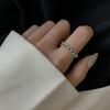 Full Diamond Ring Light Luxury Niche Feeling Index Finger Ring Women'S Fashion Personality Temperament Hand Jewelry