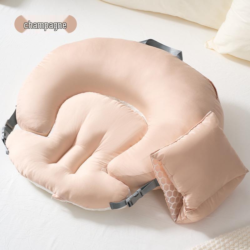 Cuscino per Allattamento e Gravidanza: Supporto Lombare Post-Parto, Cuscino Inclinato Anti-Rigurgito a Mani Libere