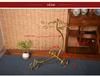 Metal Wine Rack Bottle Glass Cups Holder Modern Retro Table Support Organizer 2 Clours