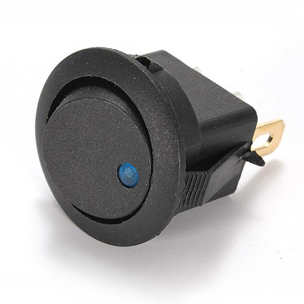 20x Blue Green Yellow Red LED Dot Light 12V Car Auto ON/OFF Toggle Switch Sales