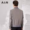 Antonio Men's Minimalist Luxury Lightweight Baseball Collar Jacket