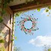3D 30cm Spring Flower Wreath Door Hanging Decoration