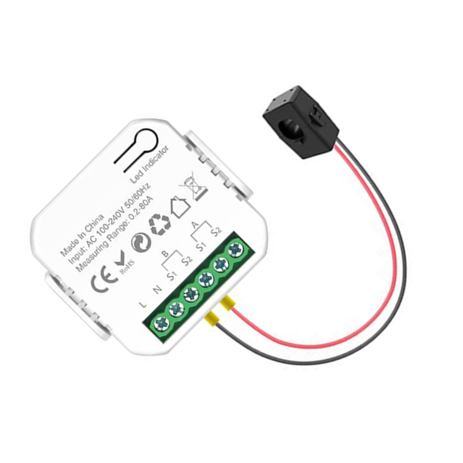 

Лічильник електроенергії з кліщами струмового трансформатора, монітор споживання електроенергії, лічильник для моніторингу споживання електроенергії A