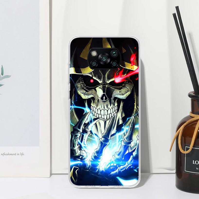 Overlord Anime Phone Case For Xiaomi Poco X7 X6 X5 M7 M8 Pro F7 Ultra Redmi 15C 15 13C 13 12C 12 10 10C 10A Art Fundas Poco X7 X
