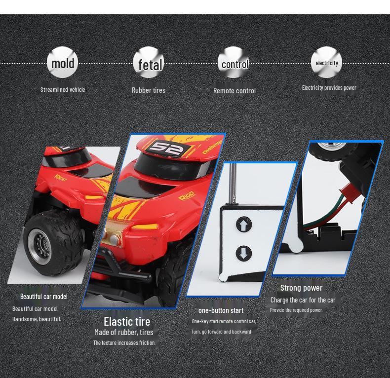 8024 Remote Control Off-road Mini Racing Car - Indoor Electric Toy for Kids