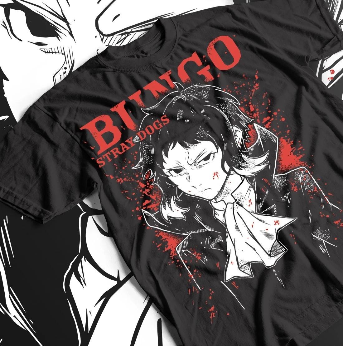 Футболка Bungou Stray Dogs, Акутагава Дазай Чуя Накадзима Ацуши M
