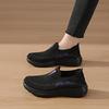 Fashion casual mother shoes flying flag mesh women's shoes non-slip and wear-resistant versatile sports shoes lazy one-pedal model