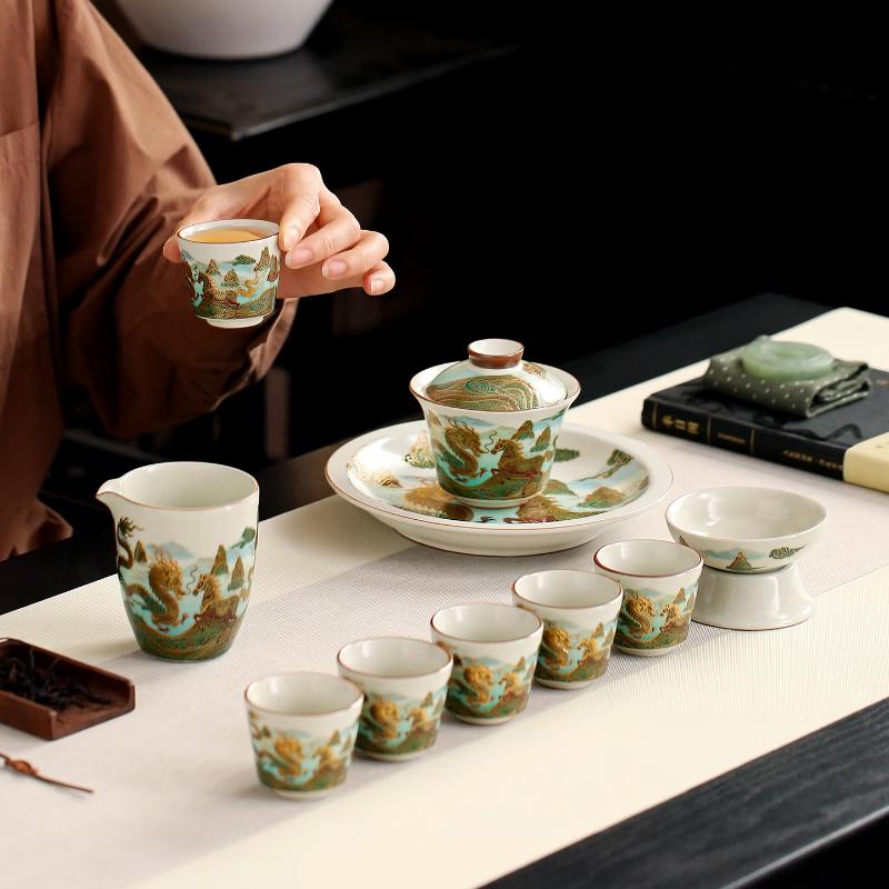 Dunhuang Retro Kung Fu Tea Set