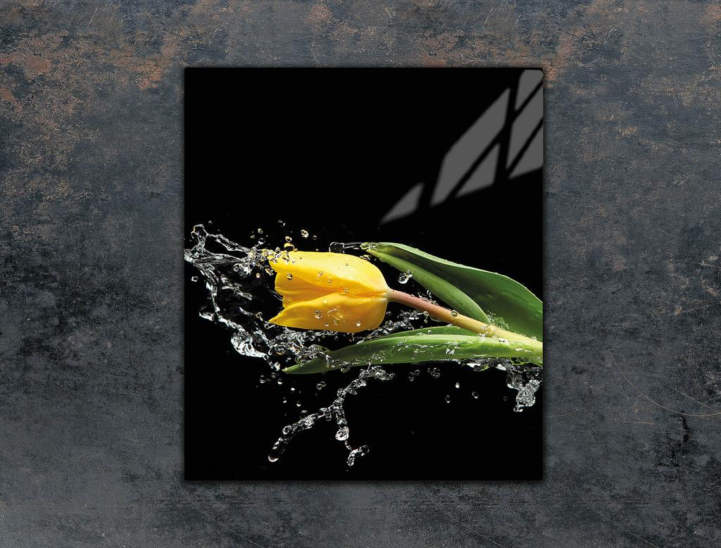 SZKLANA DESKA DO KROJENIA 45x52 TULIPAN