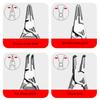 Retaining Rings Pliers with Not  rusts  Coating Heavy Duty Retaining Rings Pliers for Car Maintenance & Electrical Repairs