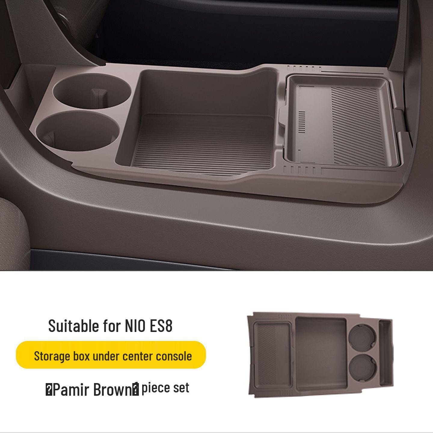NIO ES8 Center Console Silicone Storage Organizer - Fits 26 Models