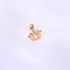 New Fashion Ear Bone Nail Zircon Piercings Jewelry Stainless Steel Ocean Series Earrings Sea Animals for Girl