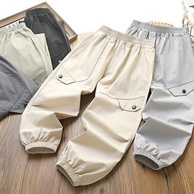 Dětské Kalhoty Chlapci Běžné Kalhoty Chlapci Dlouhé Kalhoty Chlapecké Oblečení Sportovní Kalhoty Móda Jednolité Cargo Kalhoty Chlapecké oblečení