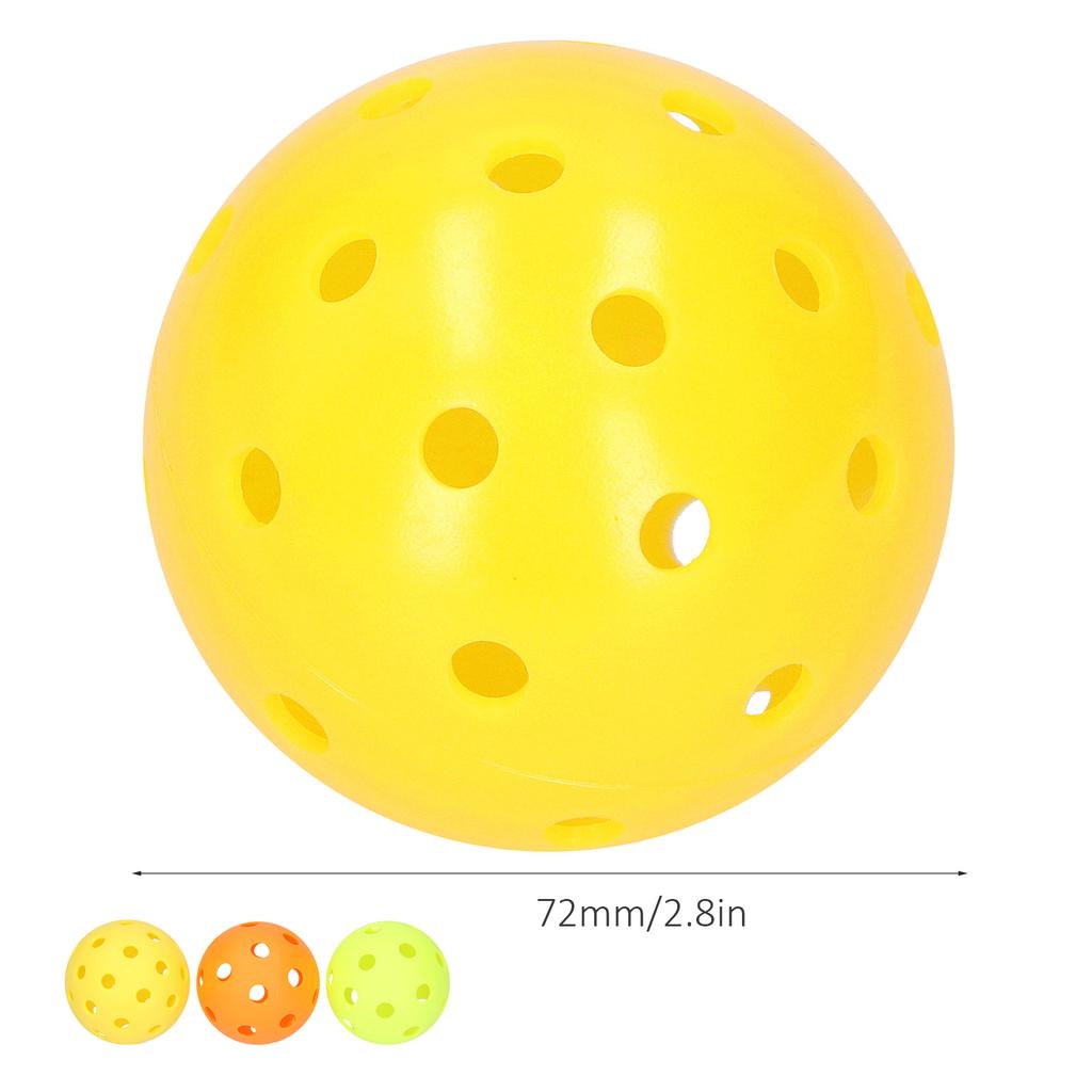 40/26Holes Pickleball Balls Indoor Outdoor Practice PE Pickle Balls with Bright Color
