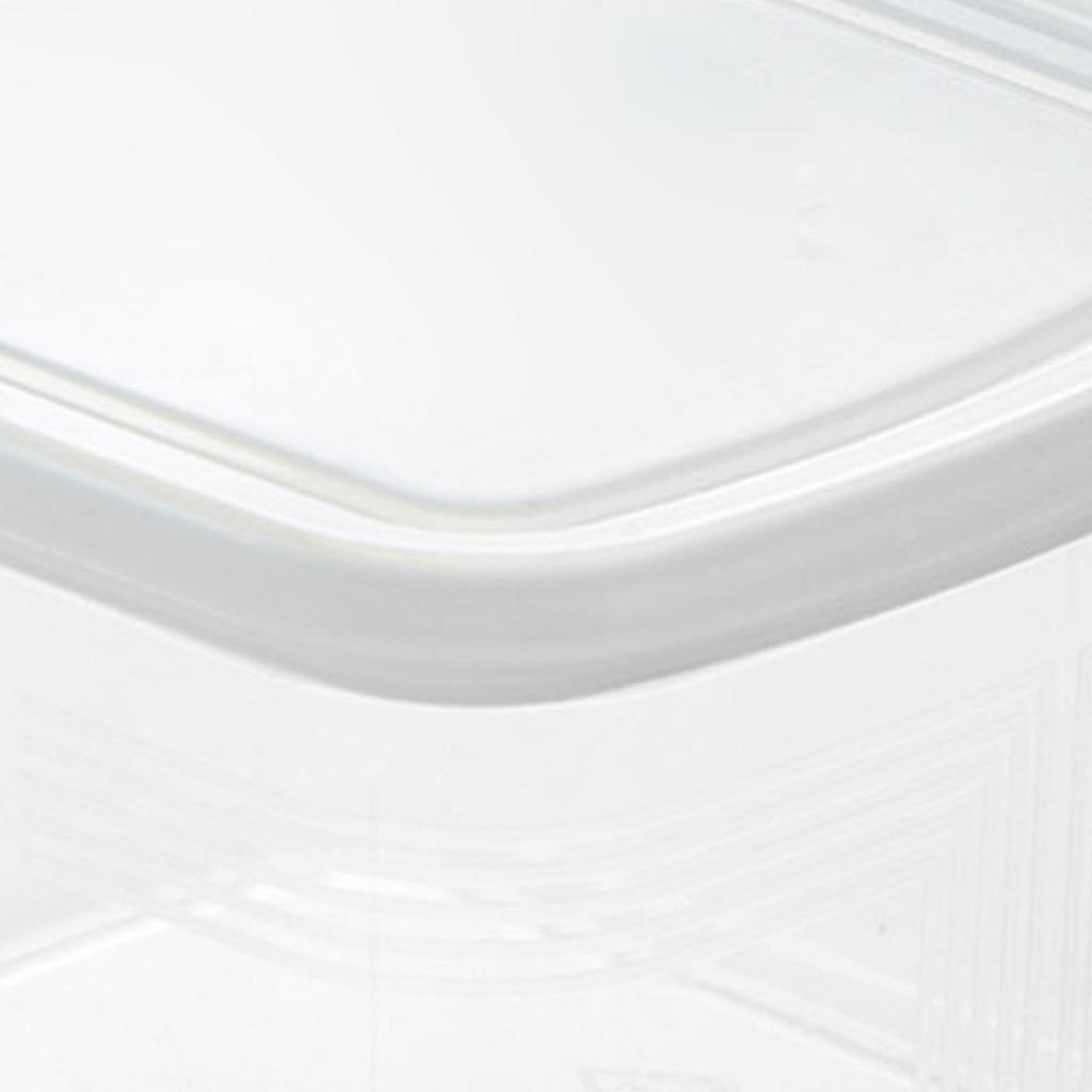 Kühlschrank Aufbewahrungsbox Transparent Kühlschrank Frischhaltebox 1,2L Fassungsvermögen Gemüse Lebensmittel Organizer Behälter für