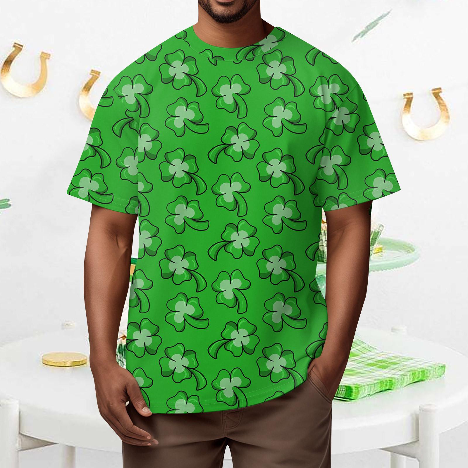 Мужская футболка Футболки с графическим текстом Pool3D печать Уличная повседневная одежда с короткими рукавами и принтом Базовая одежда L зелёный