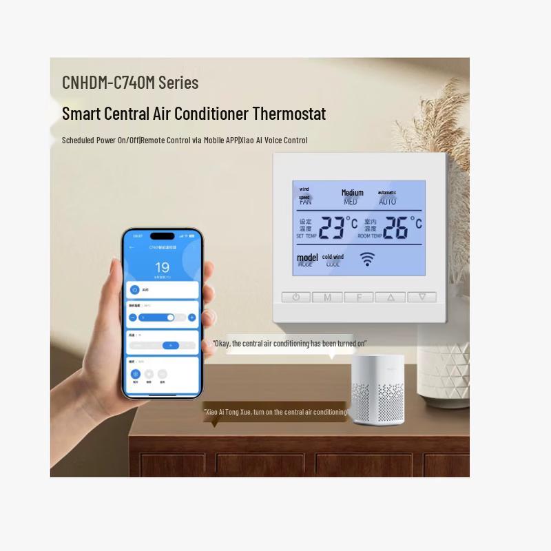 Johnson Controls Compatible Mi Home Smart AC Fan Coil Thermostat
