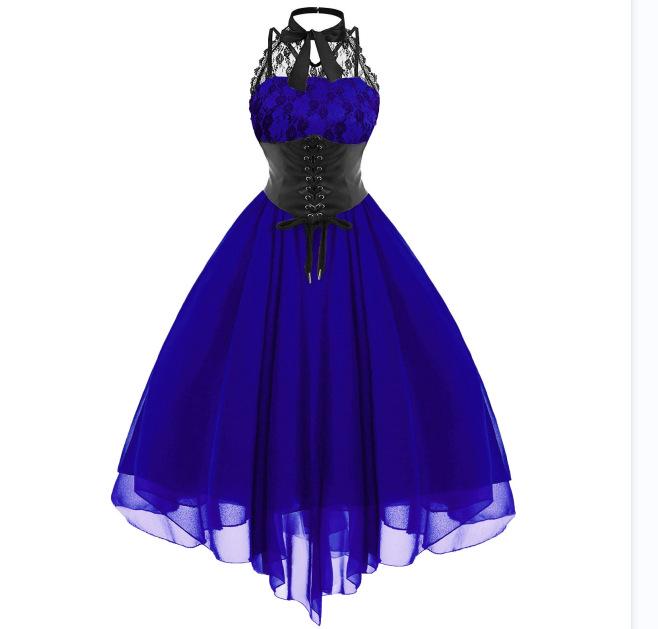 2018 European & American Chiffon Lace Dress - Sexy, Popular Style