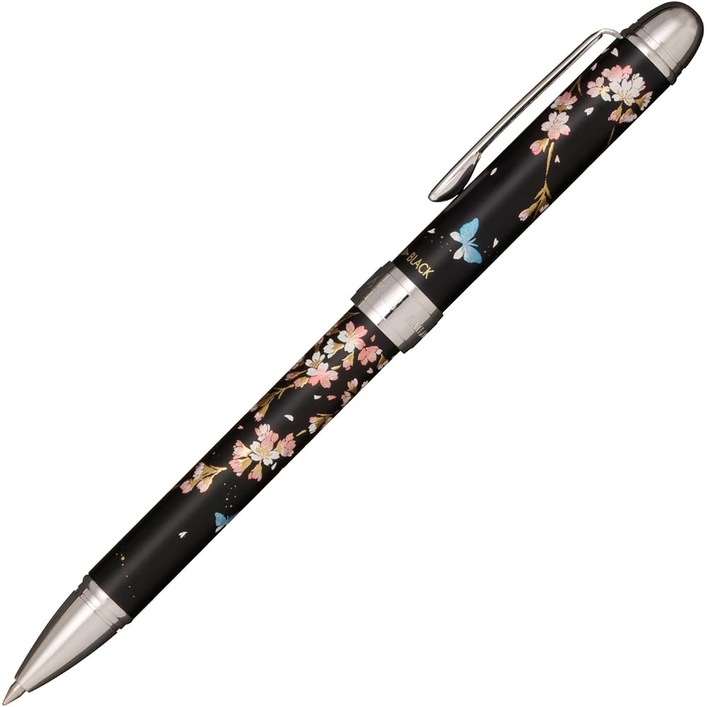 Sailor fountain pen, multi-function pen, 2 colors+sharp, graceful makie, weeping cherry, black 16...
