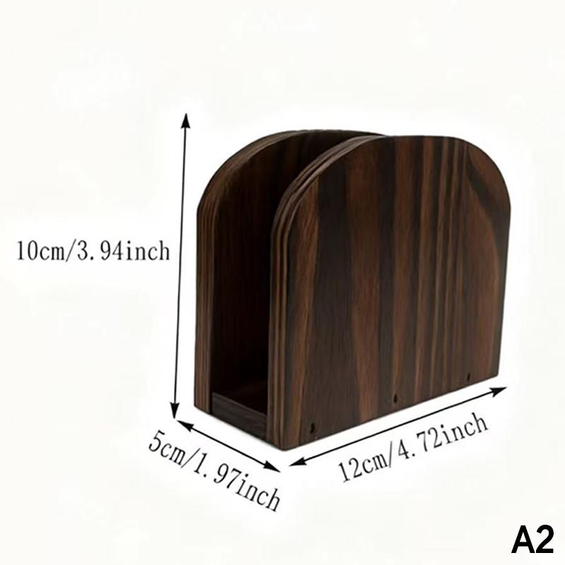 Wooden Napkin Holder Tissue Box Countertop Napkin Dispenser For Kitchens, Dining Rooms, Parties, Outdoor Settings, Restaurants