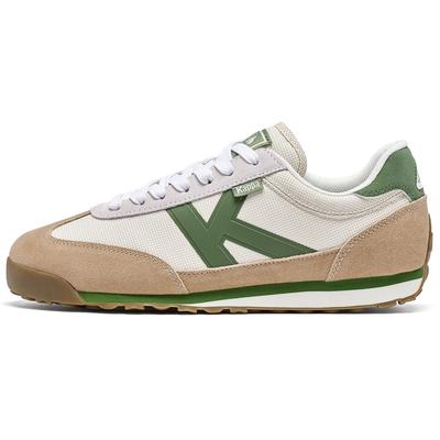 Fashionable Simple Versatile Non-Slip Low-Top Casual Shoes Unisex Sneaker White Brown K0FW5MM41-0106A