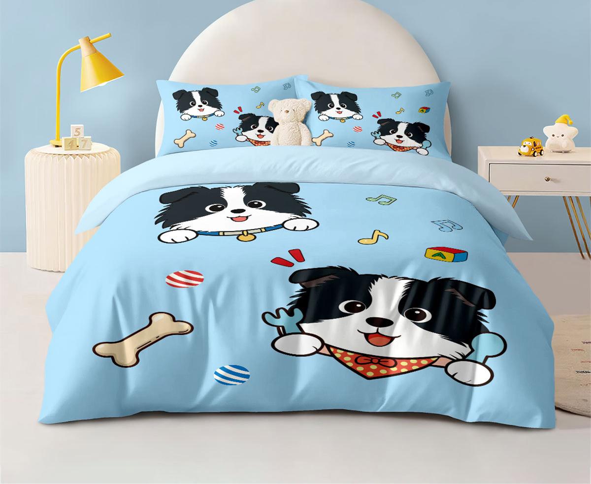 Leuk En Schattig Hondje Teckel Dekbedovertrek Voor Kinderen Jongens Meisjes Kamerdecoratie, Cartoon Dekbedovertrek Beddengoed Set 2 Delen Met Rits 70x140cm 2pcs&Duvet Cover