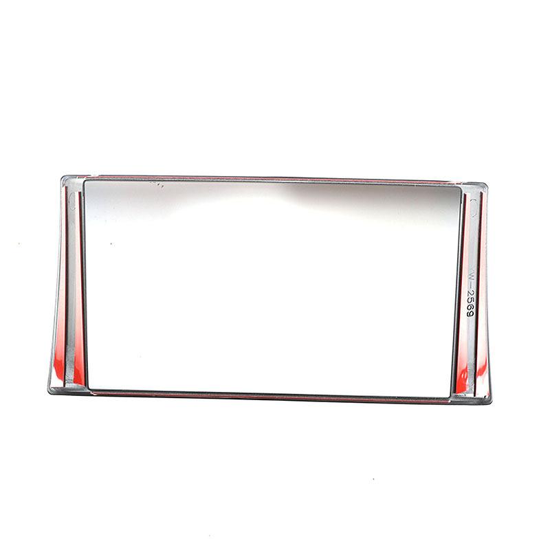 ABS Carbon Fiber/Matte Black For Jaguar F-TYPE 2013-18 Car Center Console Navigation Screen Decorative Frame Sticker Accessories