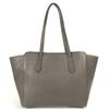 GUCCI 354408 Bicolor Logo swing Bag Tote Bag Shoulder Bag Leather gray/pink