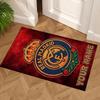 Real Madrid Club Customizable Name Carpet Suitable for Game Room Entryway Dormitory Study Room Anti-slip Rug Decorate Offices Gift for Festivals