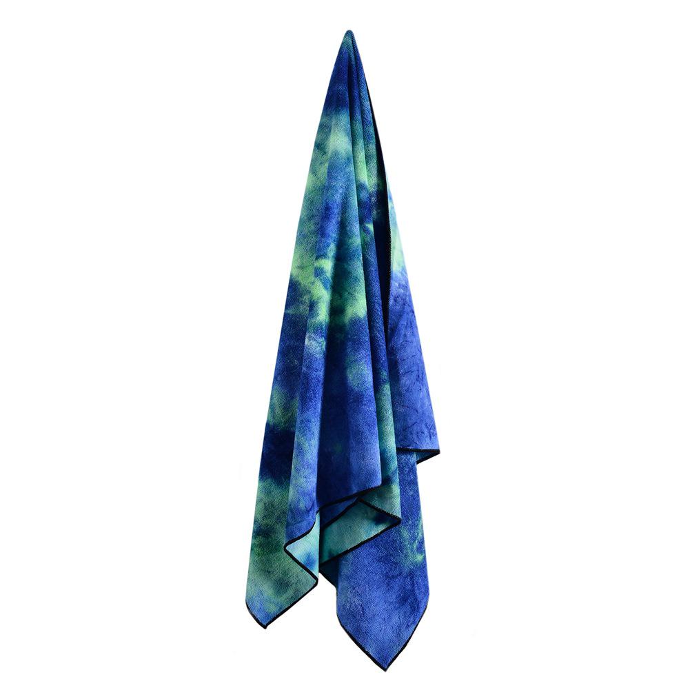Microfiber Tie-Dye Sweat-Absorbent Sports Towel for Running & Gym, Customizable LOGO Available