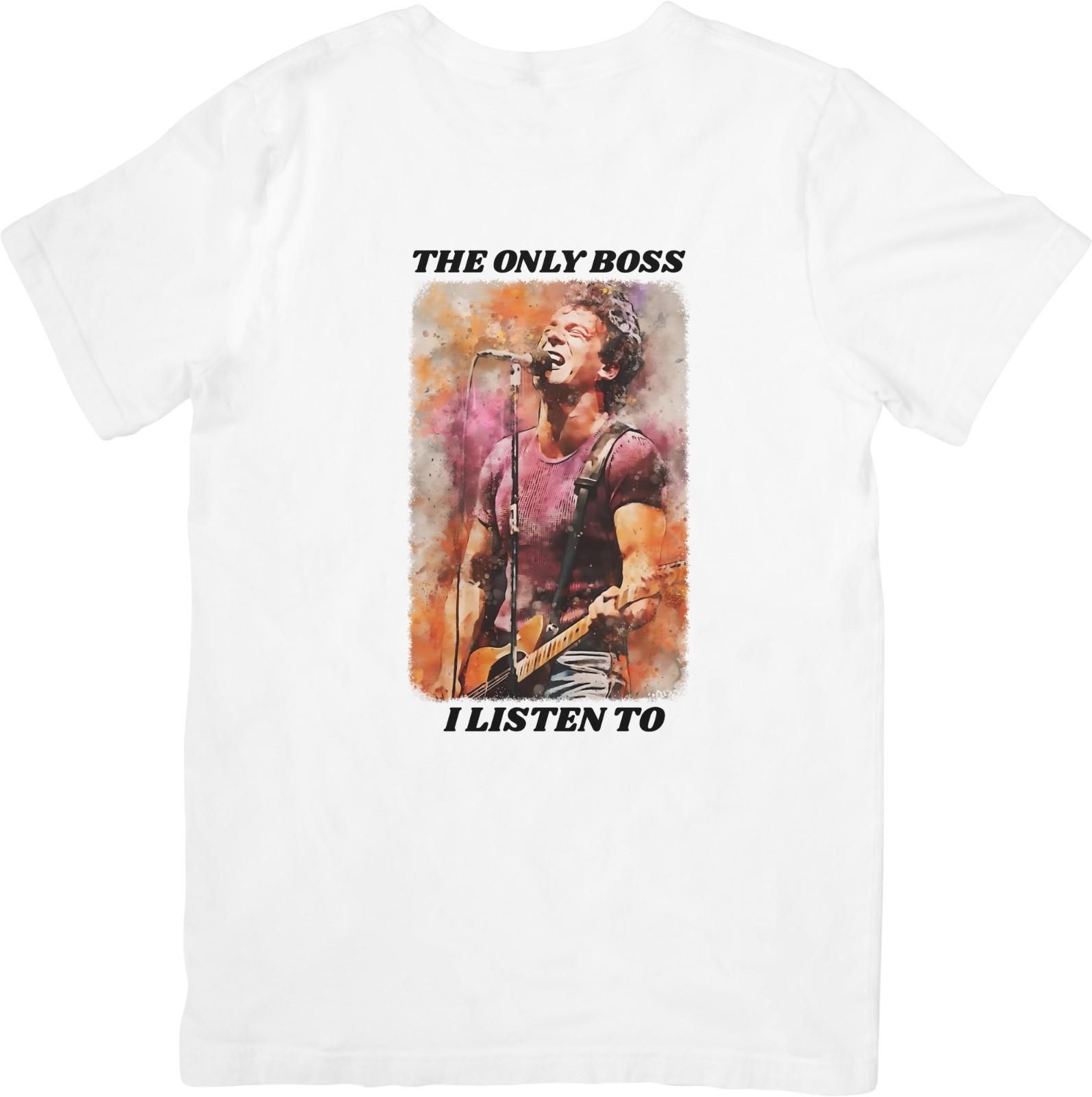 Bruce Springsteen Music Fit suitable for Men Women Quality Cotton T-Shirt L