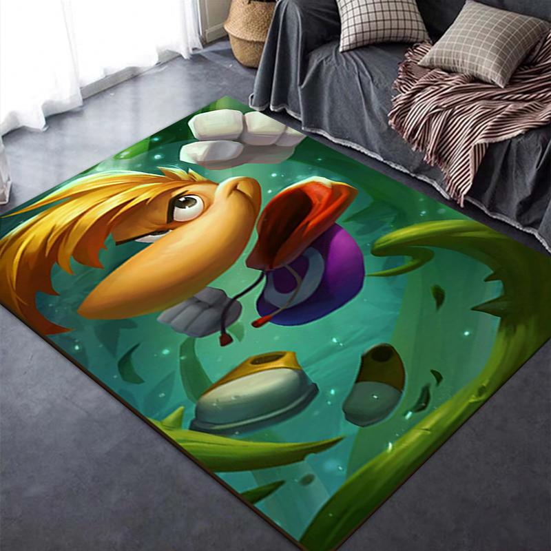 2025 Neuer Rayman Teppich für Wohnzimmer Schlafzimmer Zuhause Sofadekoration, Kinderspiel Rutschfeste Fußmatte130