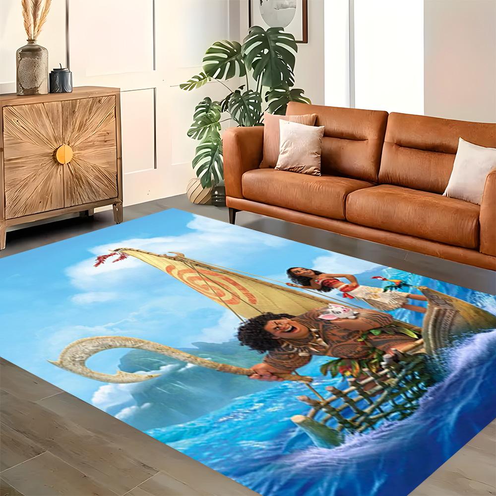 Moana's Adventure On The Waves rug for Living Room rug, Bedroom, Study Room, Hallway Decoration, Perfect for Home Decoration or Holiday Gifts