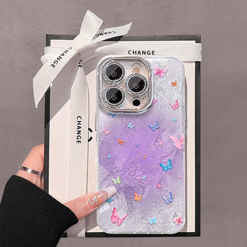 

Красочная бабочка подходит для чехлов для телефонов Apple 16pro, Huawei P70, 15 Свежий и элегантный, 14 Высококлассный и 13 Ударопрочный Redmi K40/K40 Pro