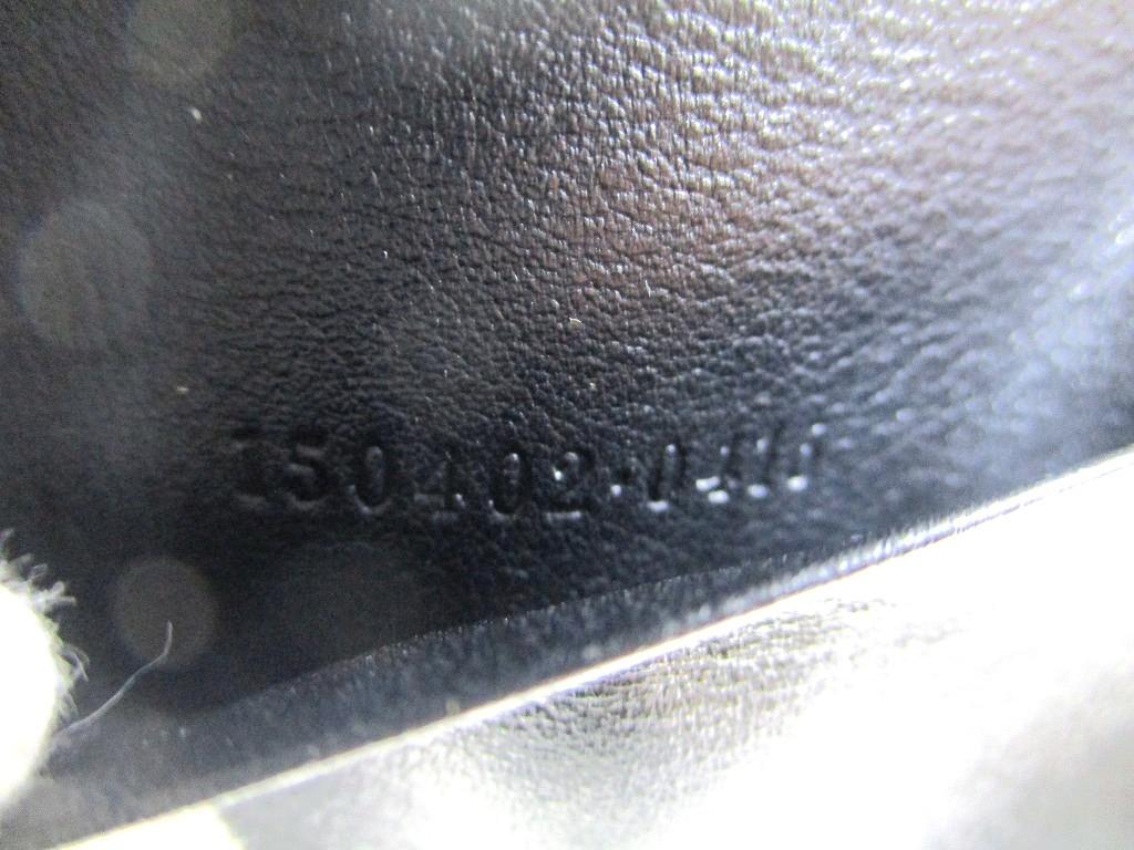 Authentic GUCCI Micro GG Black Leather 6 Pics Key Chain #a972  Pre-owned