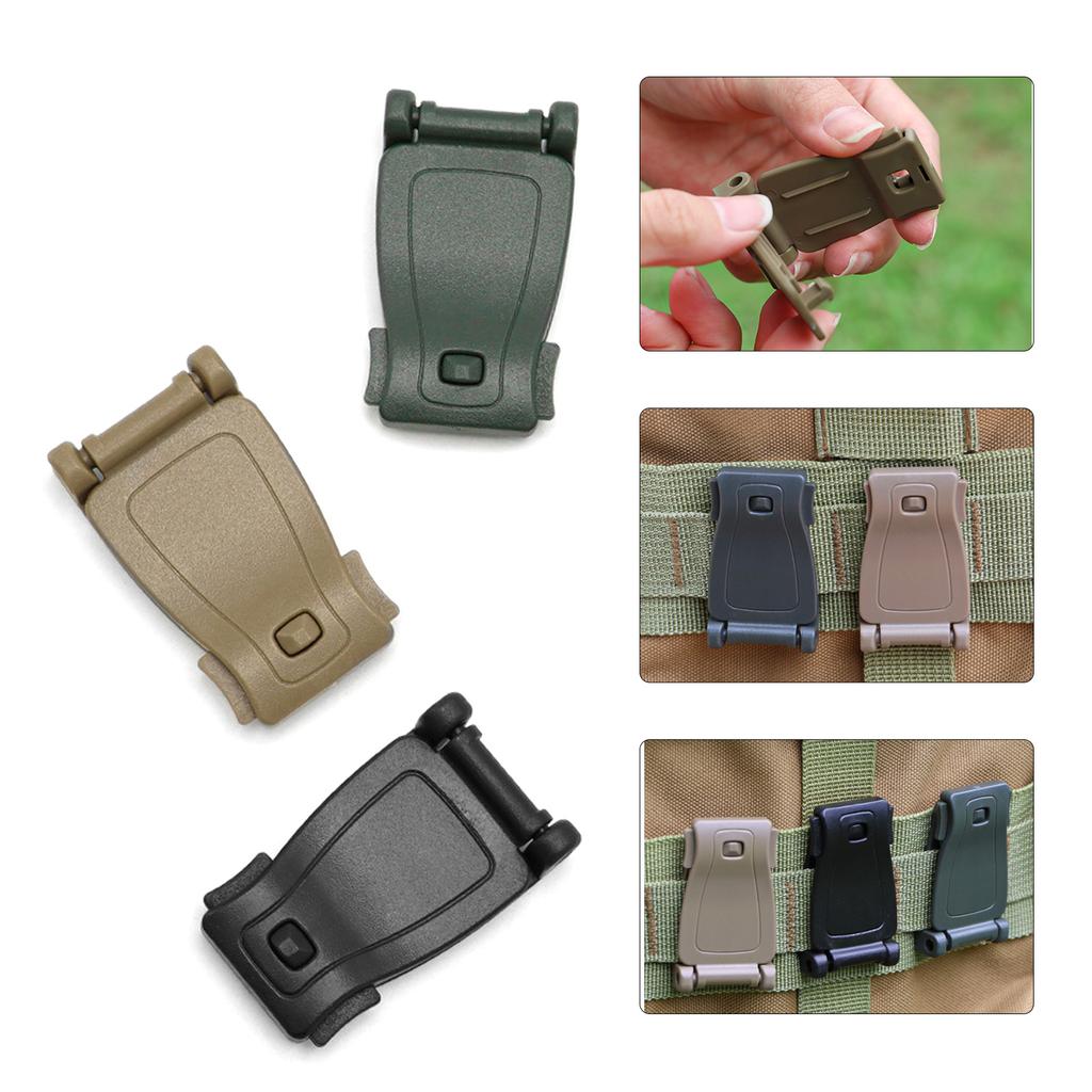 5 buc Cataramă de conectare rapidă cu chingă, Clip, Rucsac de conectare, Cataramă clip carabină, Cataramă clip de eliberare chingă