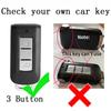 TPU Car Remote Key Case Cover Shell for Mitsubishi Outlander ASX Pajero LANCER Sport Eclipse 3 Buttons Smart Keyless Fob