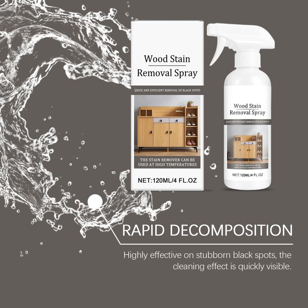 Спрей для видалення морилки з дерева; Засіб для видалення плям з меблів; Засіб для видалення плям з меблів та дерев'яної підлоги(100 мл)