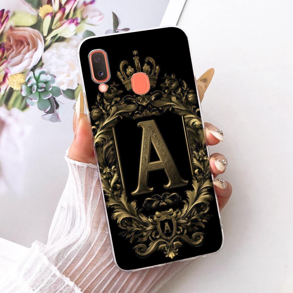 For Samsung Galaxy A20e Case SM-A202F Cute Crown Letters Cover Soft Slim Phone Case For Samsung A20 A 20e 20 S Galaxy A20s Shell
