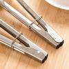 Stainless Steel Barbecue Locking Tongs Washable Serving Clip Wear-resistant Lightweight Rustproof Pliers BBQ Grill Baking