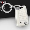 4 Buttons Tpu Car Key Case Cover Shell Fob For Volkswagen Vw Golf 7 Alltrack Mk7 Tiguan Seat Ateca Leon Ibiza Skoda Octavia
