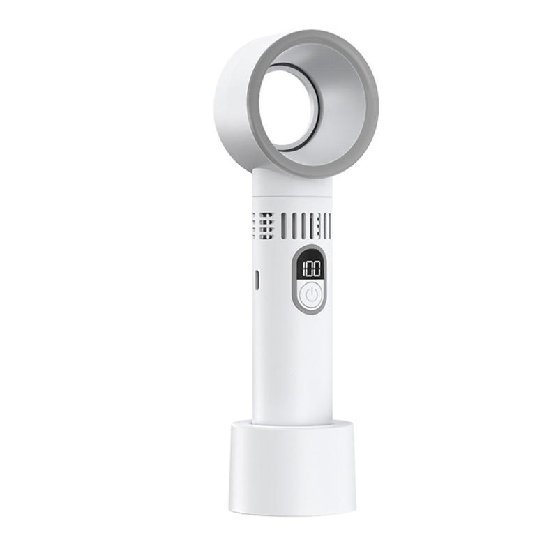 Mini Handheld Fan with 3 Adjustable Speed Quiet USB Rechargeable Desk Fan for Indoor Outdoor Use Birthday Holiday