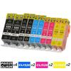 Kit of 10 Compatible Cartridges for Canon PGI 525 - CLI 526 for Canon Pixma IP4850- MG5250- MG5150 -2BK2B2C2M2Y