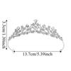 Sparkling Rhinestone Crown Headwear Adult Princess Tiara Wedding Ceremony Hair Accessories  Prom