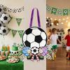 Fleurs de Tournesol Thème Football Accessoires de Fête Décorations de Fête Football en Bois Bar Sportif