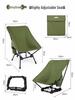 Ultra-light Portable Adjustable Folding Moon Chair for Outdoor Camping