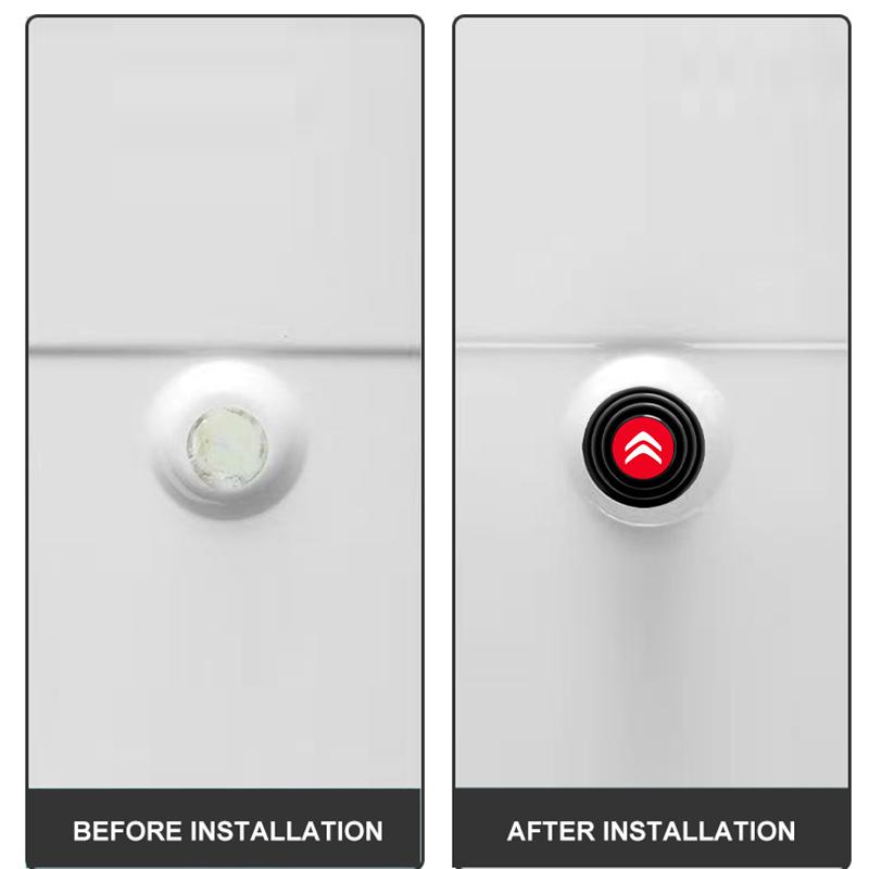 Uszczelka antykolizyjna drzwi samochodowych Naklejka amortyzująca do Citroen C1 C2 C3 C4 C5 C6 C5X E-C4 C-Crosser C4 Cactus Berlingo Elysee C-ZERO