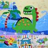 10 Piece 3D Stickers Eva Cartoon Diy Craft Materials Educational Learning Stickers Puzzle Traffic Car Toy Painting Handicraft
