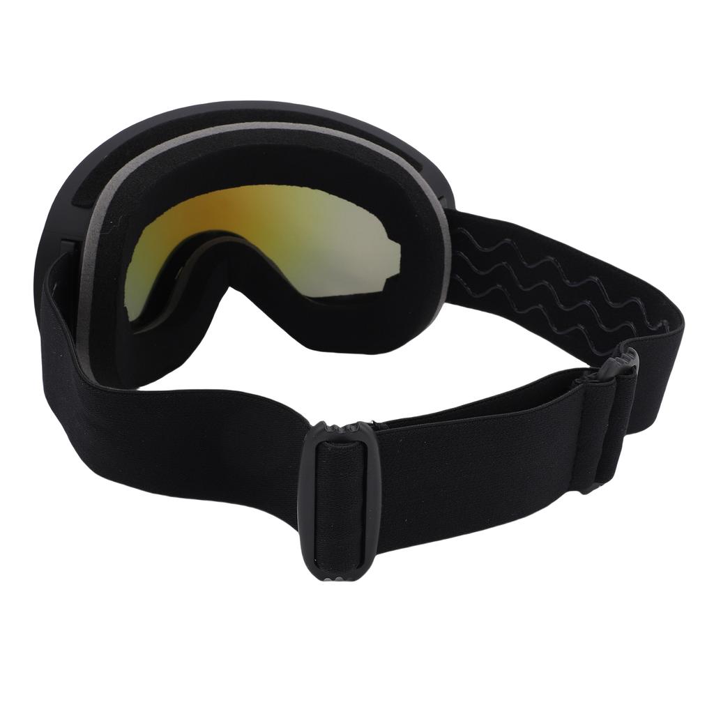 OTG Ski Goggles Over Glasses Ski Snowboard Goggles for Men Women Polarized Windproof Double Layer Anti Fog Black Blue